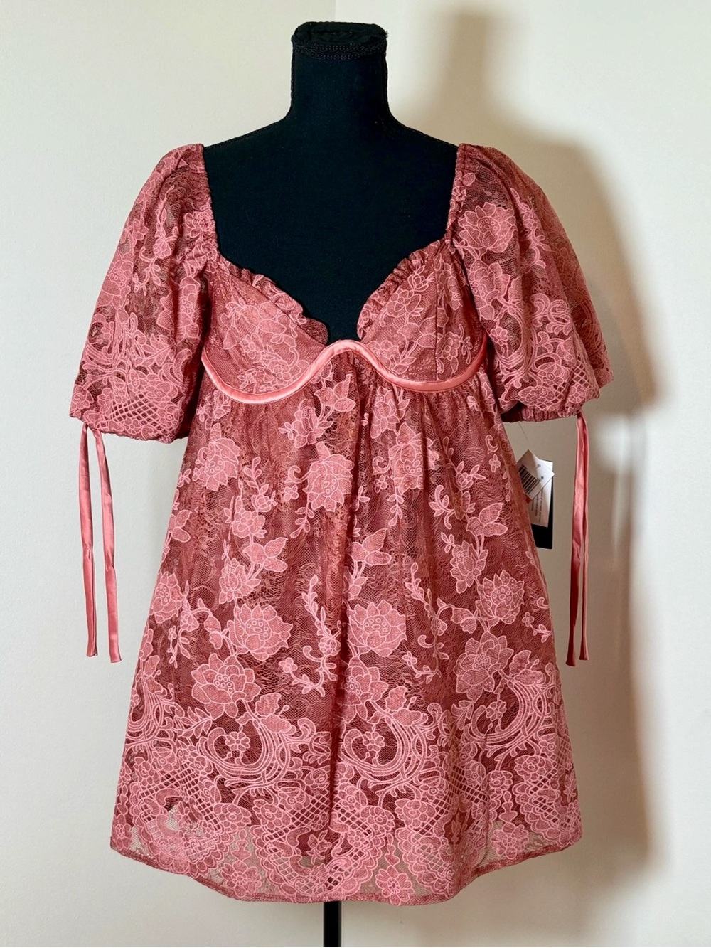 Seni & Cade Lace Party Dress – Size Small – Underwire Bralette Bodice